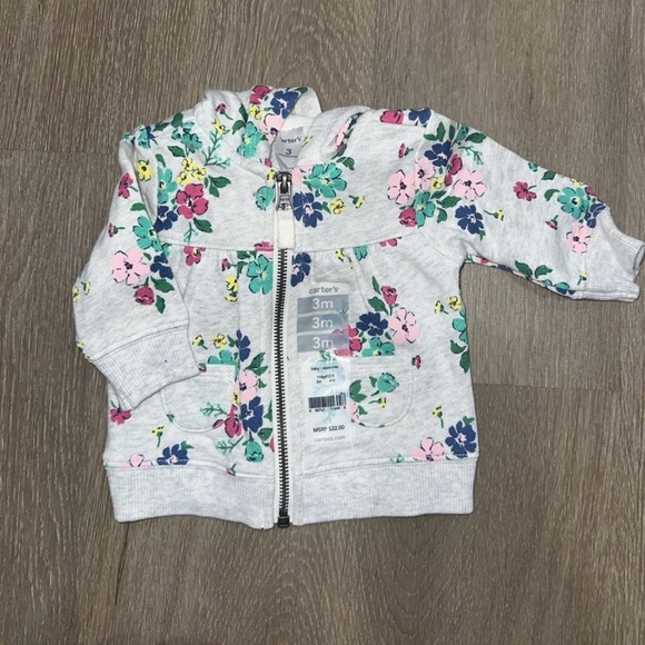 Carters hooded zip up 3 months - Picture 2 of 3